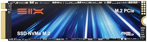 SIX Nvme M.2 SSD 2TB - PCIe 5.0 SSD, 14,300MB/s Lesen, Interne Solid-State-Laufwerk für Gaming pc PCIe gen 5x4 2TB SSD mit Heatsink X15000 M.2 2280 Nvme Interne Laufwerk 2 tb Laptop