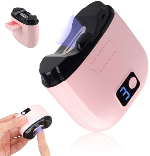 Coupe-ongles électrique 3 en 1 rechargeable USB-C pour mains et pieds, coupe ongles automatique à 3 vitesses avec LED, bac collecteur intégré, silencieux et sécurisé pour adultes et personnes âgées