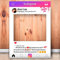 Photocall Instagram | 80x110 | Ventana Instagram | Marco Instagram | PhotoBooth Instagram (Cartón 4mm)