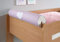 Froschkönig24 Nackenkissen Nackenrolle für Spielbett Hochbett Etagenbett Lila/Weiß