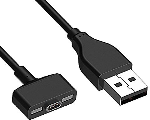 TECHGEAR USB Ladekabel kompatibel mit Fitbit Ionic - Power Data Sync und Ladekabel Ersatzkabel, Smart Watch Ladegerät Kabel