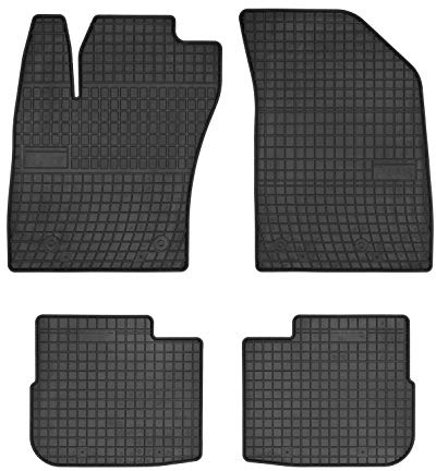 FROGUM 547969 Fußmatten Set Gummimatten Vorne und Hinten Matten schwarz Kompatibel mit FIAT TIPO Kombi 356 TIPO Schrägheck 356