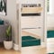 Vida Designs Welham-Zapatero con Espejo (4 cajones), Color Blanco, 4 Drawer, 134 x 17 x 63 cm