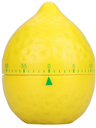 Temporizador casero, temporizador mecánico de cocina Contadores manuales de forma de limón para la herramienta de sincronización de cocina casera temporizador de potencia Temporizador casero