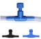 1pc Blue Aquarium Air Line Tubing Pipe Tube Adjustable Connector Pump Flow Control S Switch Tap 4mm Diameter Hose Trachea