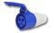 32A 3 Pines IP44 Enchufe Industrial Azul de 240V Enchufes de Repuesto para Caravana Industrial