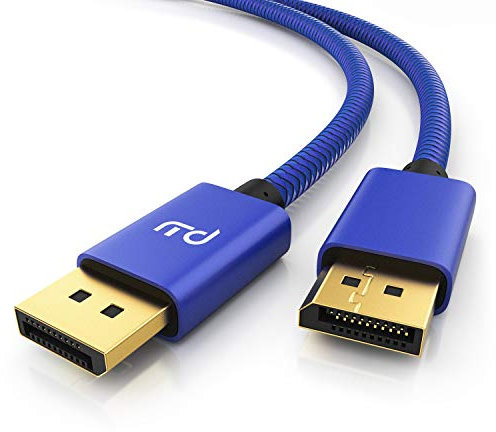 CSL – 8k Premium DisplayPort Kabel - 3m - DP 1.4 zu DP 1.4-8k @ 60 Hz 4k @ 120 Hz – UHD II - bis zu 32,4 Gbit - zur Verbindung von Desktop-PC und Notebooks mit Monitoren und Projektoren