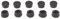 ATATMOUNT 10Pcs Pointer Caps For HP Laptop Keyboard Trackpoint Little Dot Cap