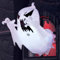 Joiedomi Fantasma volador inflable de Halloween de 4.5 pies que salió de la ventana inflable con LED integrado para fiesta de Halloween en interiores, exteriores, patio, jardín, decoración de césped