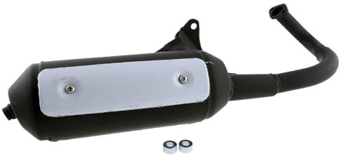 Pot d'échappement standard ouvert compatible pour Piaggio à partir de 2003.