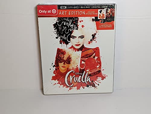 Crudelia [Target Exclusive Art Edition 4K Ultra HD + Blu-ray + 2 stampe con lamina incisa]