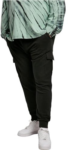 Urban Classics Herren Jogginghose Fitted Cargo Sweatpants Caviar S