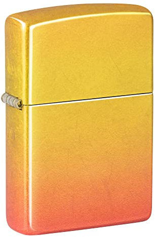 Zippo Windproof Lighter, Ombre Orange Yellow Design – 540°, Colour Image – Refillable, Reusable, Windproof Design – Comes in Gift Box – Made in USA