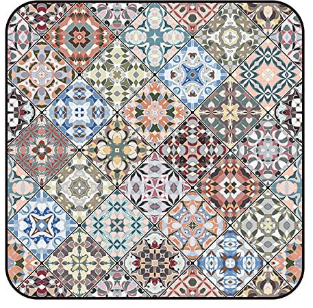 AHDFY XXL Picknickdecke mit Wasserdichter Rückseite, Tragbare Picknick Decke Outdoor, Thermo Picknickdecke Isoliert, Dicke Picknickdecke Gepolstert für Camping, Picknick, Wandern,D,200x300