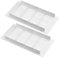 ZESLIV Rejilla de ventilación (2 unidades, aluminio, 100 x 200 mm), color blanco