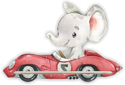 Farbklecks-Collection Musikboxregal Erweiterung Auto Freunde Elefant