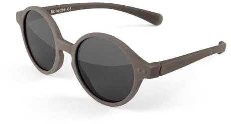 Bubadee Sonnenbrille Kinder 2-5 Jahre - Coole einfarbige Sonnenbrillen für Jungen & Mädchen - 100% UV Schutz - Polarisierte Sonnenbrillen Kinder ohne Druckstellen - Kindersonnenbrille als Geschenk
