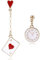 Clyhon 1 Paar Asymmetrie Lustige Ohrringe für Frauen Poker Shaped Ohrstecker Schöne Ohrschmuck Festival Party Dekoration