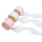 Beadthoven Schillerndes Chiffonband, Polyester, schimmernd, 40 mm, Geschenkband, Hochzeitsstrauß, Schleifen, Kränze, Dekoration, 3 Farben, 3 Rollen