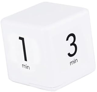 Saluaqui Würfel-Timer, Timer-Uhr, Schwerkraft-Induktions-Timing, Countdown-Timer für Kochen, Lernen, Sport, Spielen, Büro (1-3-5-10)