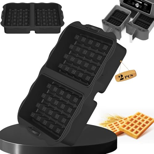 Accessoires Air Fryer | 2 pièces d'insertion de gaufres pour Ninja AF400EU & AF500EU & AF300EU | Air Fryer Accessories | Accessoires pour gaufres | Réutilisable