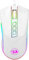 Ymdei M711W Cobra White Gaming-Maus, optischer Sensor, Pixart P3325, 10.000 DPI, RGB-Beleuchtung, 8 programmierbare Tasten, integrierter Speicher, 20 Millionen Klicks
