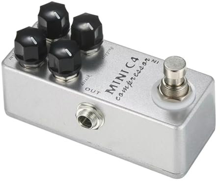 True Bypass C4 Compressor Bass Guitar Effect Pedal Overdrive 4 Modes Effector Guitar Effect Pedal Guitar Part Enduring