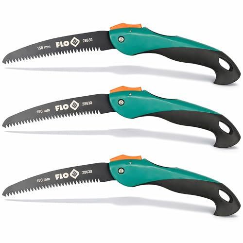 3 x Astsäge Klappsäge 150 mm Garten Säge Klein klappbar Baumsäge