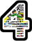 Aufkleber Zahl ANZANL Number 4 RENNEN 12 cm ZENTIMETERN - Sticker Bomb - Cross spur Auto Moto Stickers