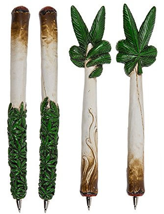 Out of the Blue Kugelschreiber Joint Hanfblatt Cannabis Blunt Tüte Scherzartikel