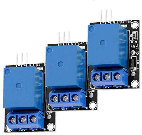 AZDelivery 3 x 1-Relais 5V KY-019 Modul High-Level-Trigger kompatibel mit Arduino und Raspberry Pi inklusive E-Book!
