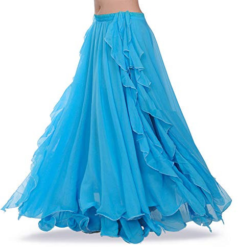 ROYAL SMEELA Alta qualità Nuovo Costume da Gonna di Danza del Ventre Femminile Pratica di Danza Abito da Gonna in Chiffon Abbigliamento Performance