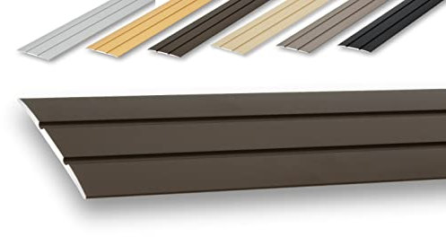 (10,66 EUR/m) Übergangsprofil 38 x 1000 mm bronzefarben selbstklebend flach Nahtdeckprofil Dehnungsfugenprofil Abdeckleiste Übergangsleiste