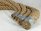 Cable de alimentación en cuerda de yute natural de 30 mm de diámetro, se vende por metros