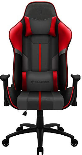 ThunderX3 BC3 BOSS, Chaise Gamer Technologie AIR, Respirabilité totale, Rouge