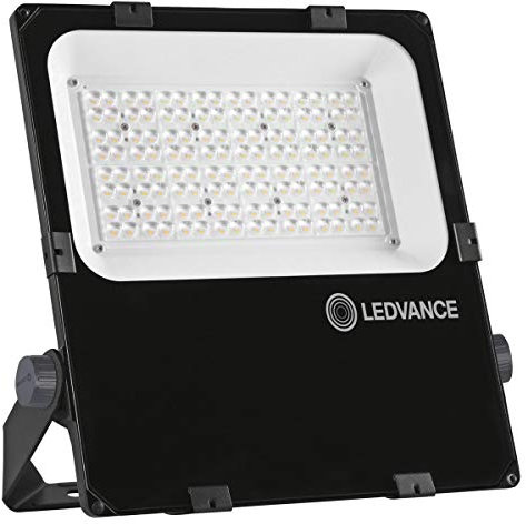 LEDVANCE Fluter LED: für Wand/Mast/Boden/Decke, FLOODLIGHT PERFORMANCE ASYM 55x110, 100 W, 220…240 V, Cool White, 4000 K, Gehäusematerial: Aluminium, IP66, 1-er-Pack