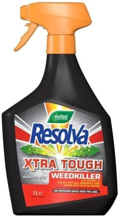 Resolva 20300523 Xtra Ready to Use Weed Killer 1L, Natural