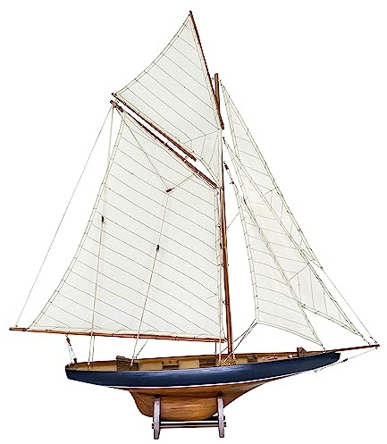 Sailingstory Segelboot-Dekoration, Schiffsmodell, Yacht, Columbia, Replik, mittelgroß