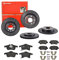 Brembo Bremsscheiben Max Line + Beläge Vorne + Hinten für Opel Meriva A Zafira B