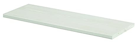 RBUK Dolle Regalboden Lite Vintage 60 x 20 cm, 18 mm, Kiefer weiß Regalboden