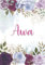 Awa: Carnet de notes A5 | Prénom personnalisé Awa | Cadeau d'anniversaire pour fille, femme, maman, copine, sœur ... | Décoration florale | 120 pages lignée, Petit Format A5 (14.8 x 21 cm)