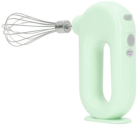 TOPINCN Batteur à Main électrique, Fouet électrique Rechargeable par USB Batteur à Main sans Fil 4 Réglages de Niveau Batteur à Oeufs électrique Mousseur à Lait Portatif Mousseur à Main (Vert)