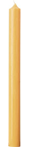 luterna Stabkerzen aus Paraffin, 250/22 mm, Mandarin, KERZENFARM HAHN, Brenndauer ca. 12h, 25 Stück pro Verpackung