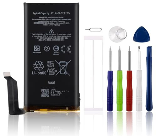 SwarKing Rechargeable 0-Cycle Ersatz Akku Kompatibel mit Google Pixel 6 5G GMSB3 with Toolkit
