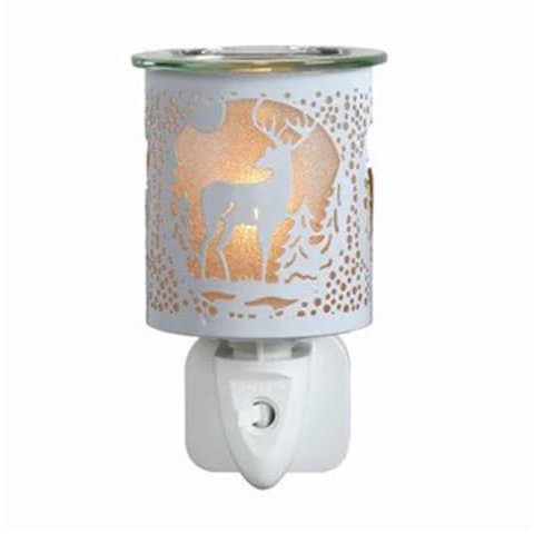 Aroma White & Gold Stag Plug In Wax Melt Warmer