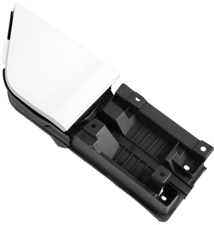 YZQPNB Fuel Filler Door Housing Pocket Hinge w/White Cover Compatible with 2015-2023 Ford Transit Van 150 250 350 Gasoline Engine Replace # CK4Z-5427936-A CK4Z-61405A26-B