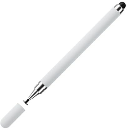 bephible Stylet à pointe remplaçable pour dessin, tablette, téléphone, écran capacitif, blanc