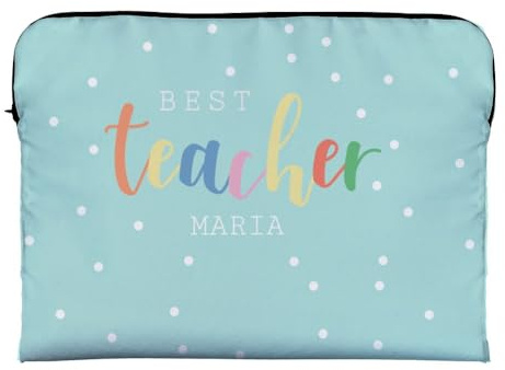 Wanapix | Custodia personalizzata per tablet da 11 pollici | Regalo per insegnanti | Best Teacher