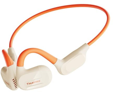 truefree F2 Cuffie Open Ear Air Line Bluetooth 5.3 Cuffie Wireless per lo Sport, 4 Microfoni, Chiamate Chiare, 15 Ore di Riproduzione, 16.2mm Migliorato Bass, Connessione Multipoint, Controllo App