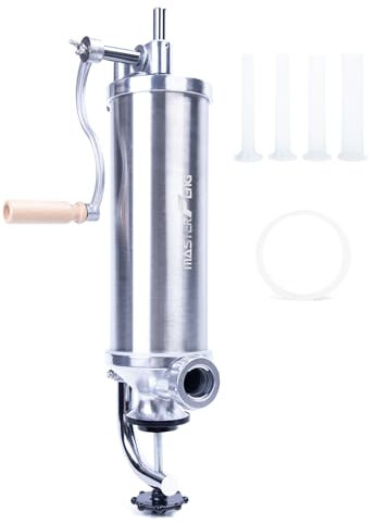 MASTER FENG Sausage Stuffer, Homemade Manual Sausage Maker, Meat Filling Machine (V50-4100)